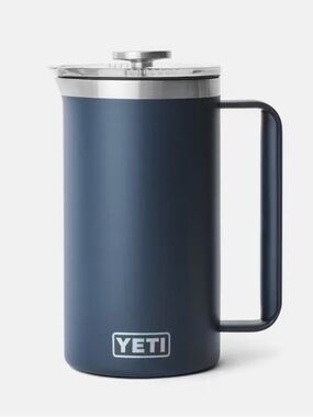YETI RAMBLER 34 OZ French Press
With Twist-To-Lock French Press Lid Navy Blue